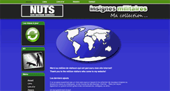 Desktop Screenshot of insignesmilitaires.be
